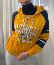 USA sweater with orange hood"Syracuse"XL