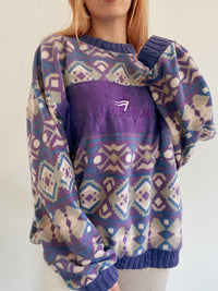XL blue fleece sweater