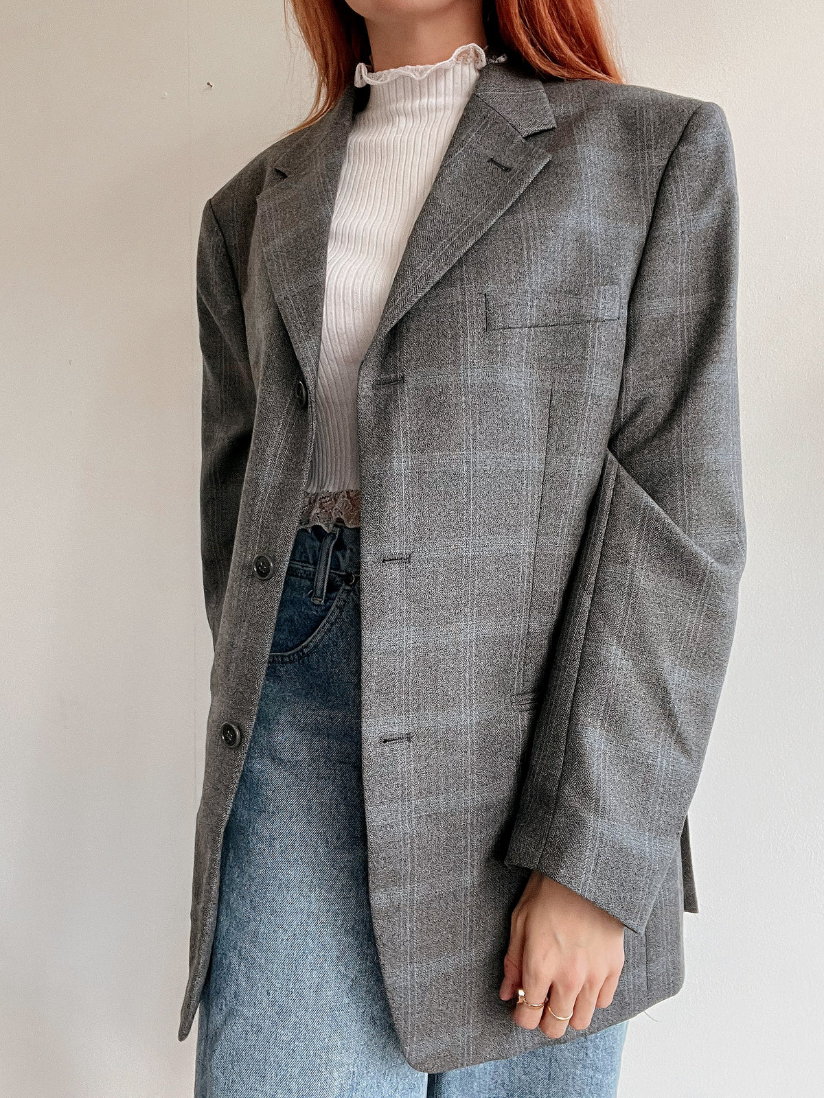 Veste blazer vintage grise  M/L