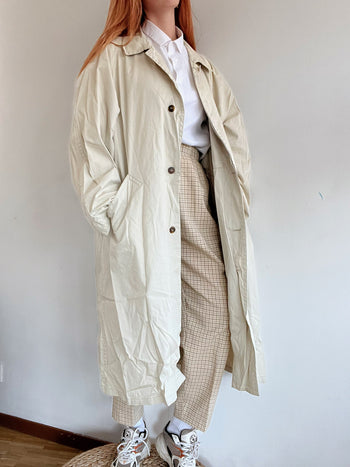 Trench coat vintage beige  L oversized