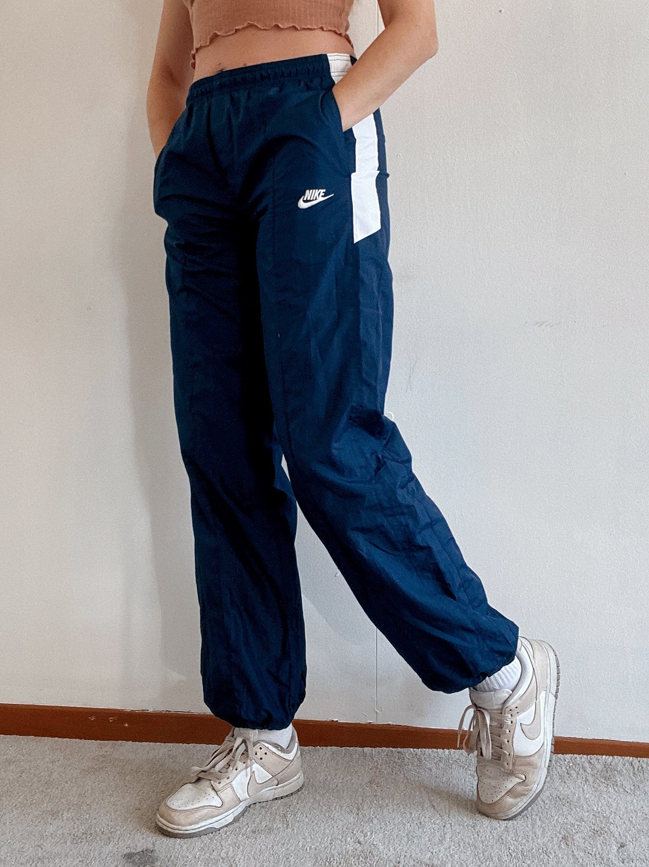 Pantalon de jogging vintage bleu foncé Nike