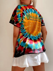 T-shirt vintage tie and dye multicolore S