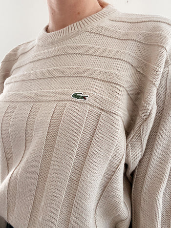 Green Lacoste L Long Sleeve Polo Shirt