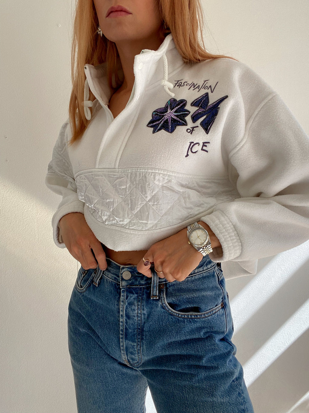 Gray fleece sweater Napapijri S