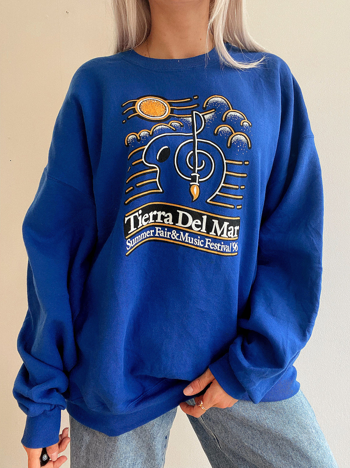 Blue USA sweater"Volunteer Tennesse"L