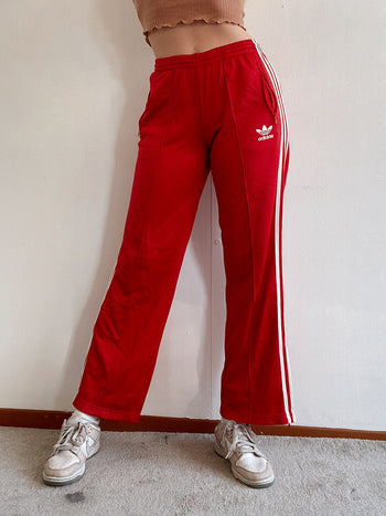 Pantalon de jogging vintage rouge Adidas M