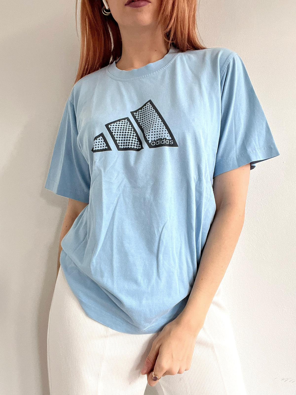 T-shirt bleu clair Adidas S