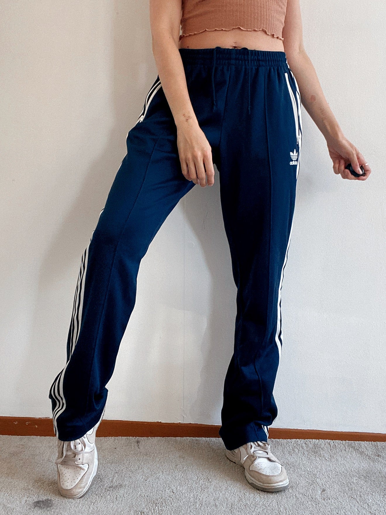 Vintage blaue Jogginghose Adidas L