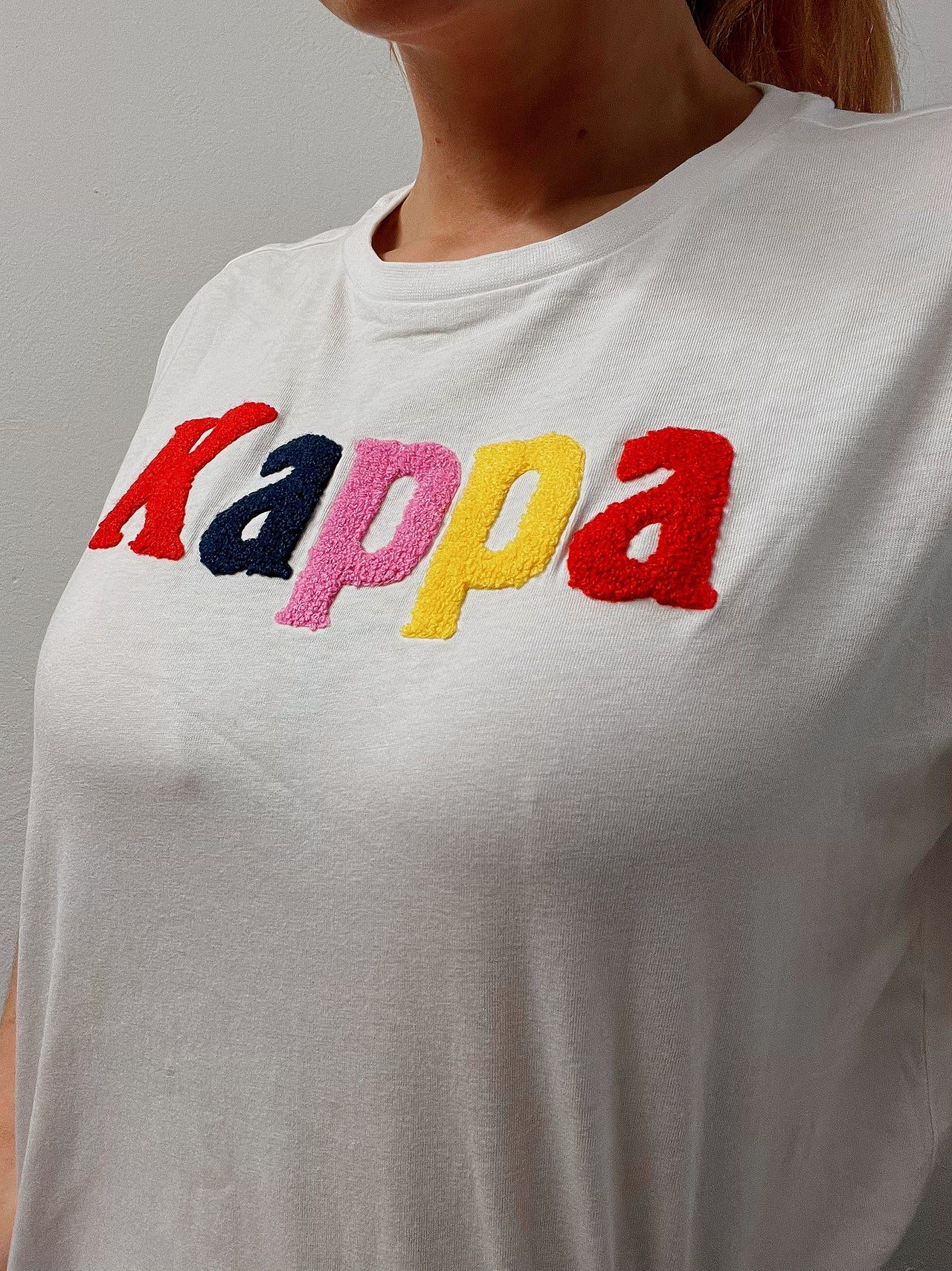 T-shirt vintage blanc Kappa