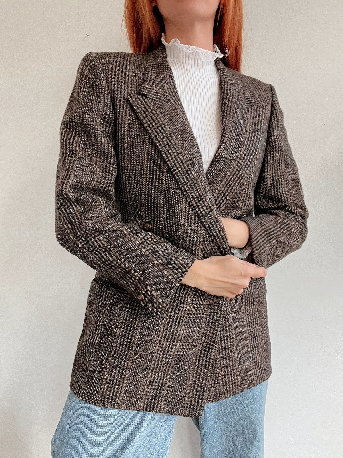 Veste blazer vintage brune  M