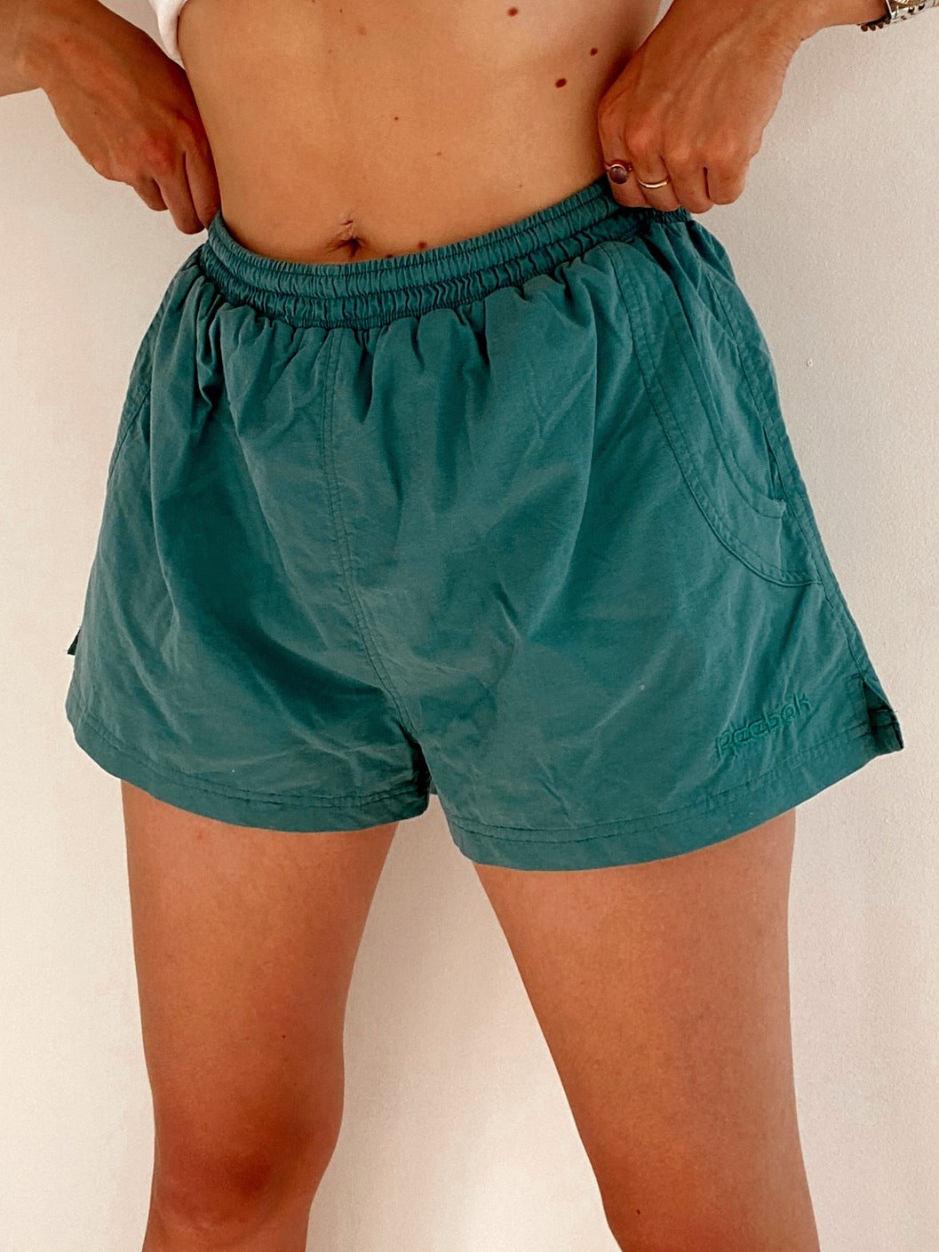 Short vintage vert Reebok L