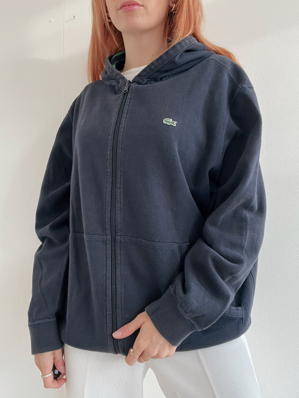 Dunkelblaue Jacke Lacoste XL