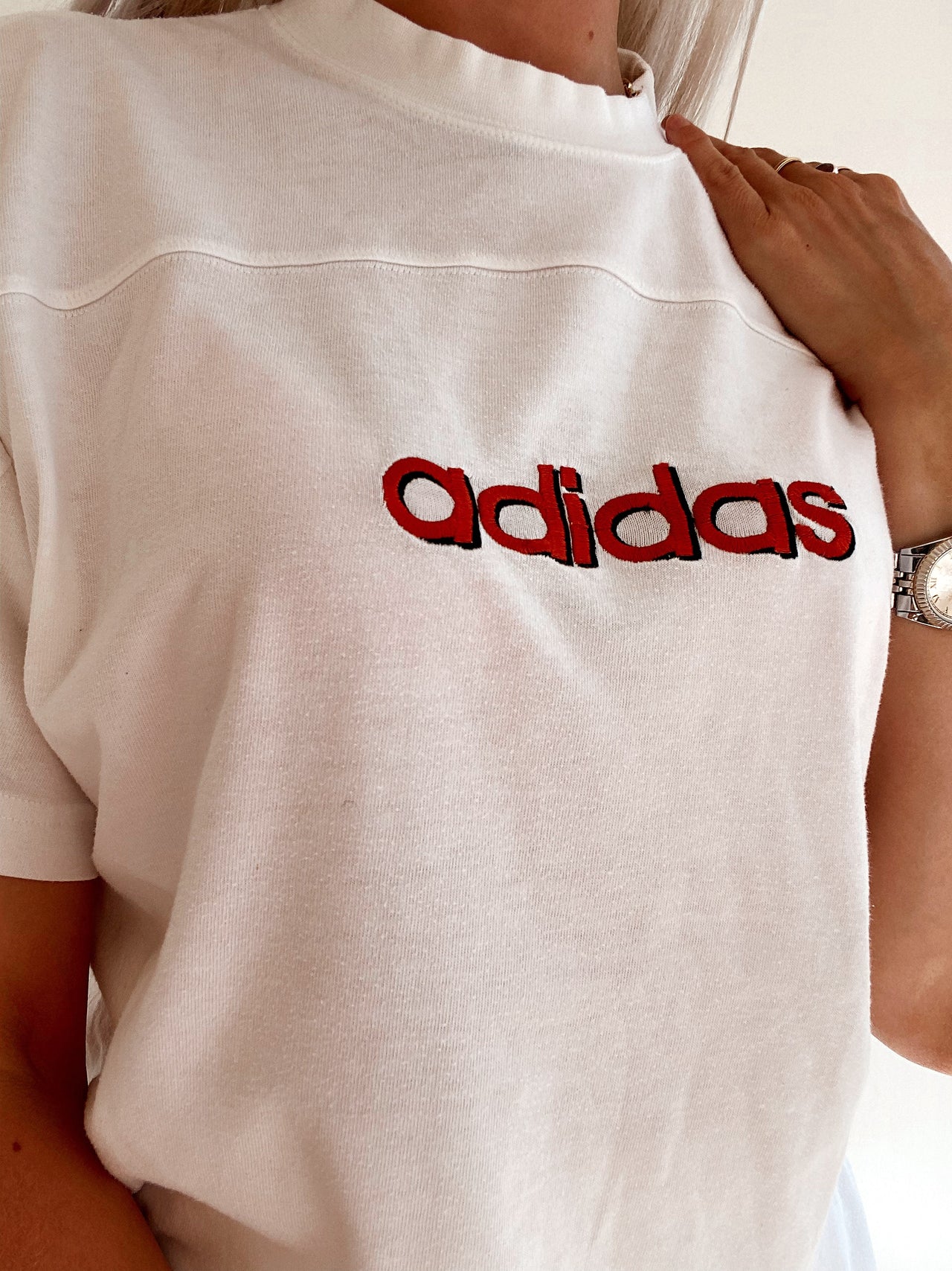 Adidas M weißes T-Shirt