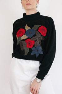 Navy blue USA sweater"Ponderosa Bobcats"S/M