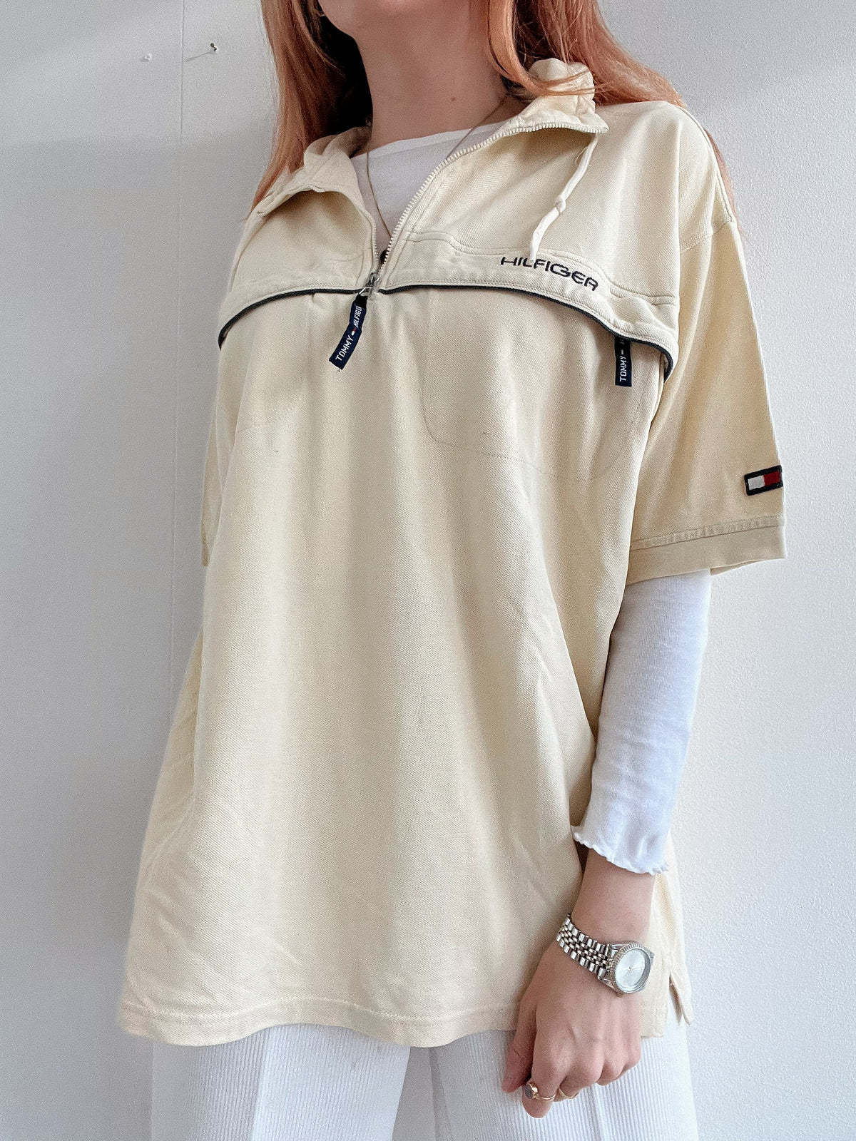 White"One two Nike"Nike L T-Shirt