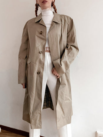 Trench coat vintage beige  L oversized