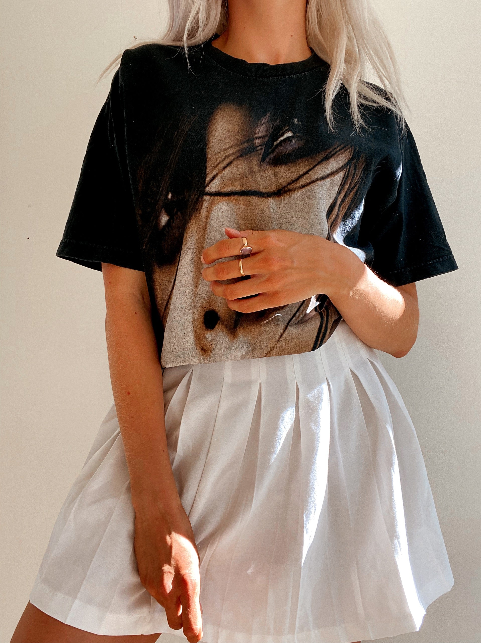 T-shirt vintage USA rock noir M