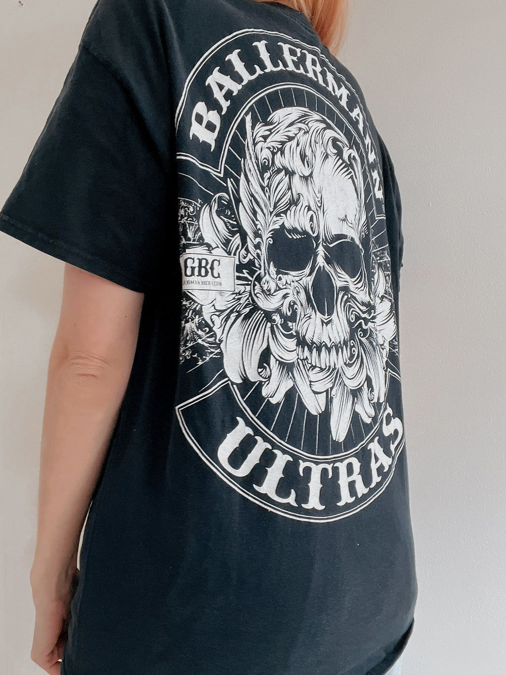 T-shirt vintage noir rock L