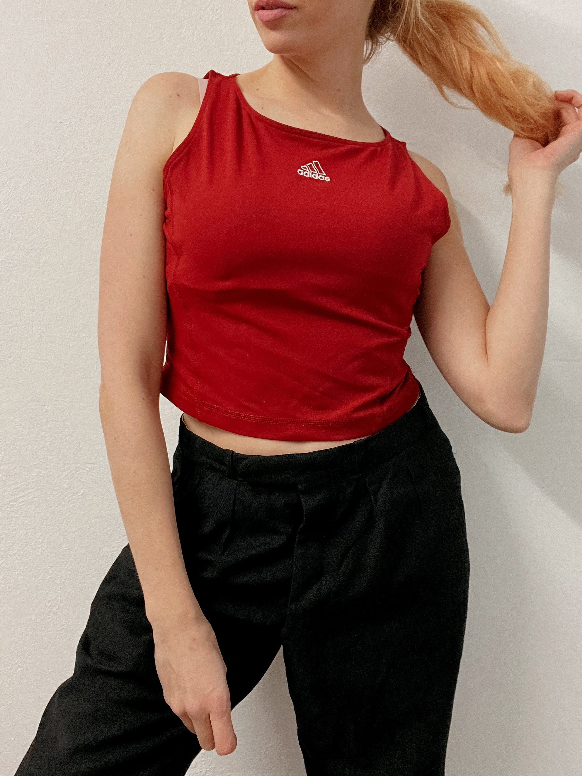 Red Adidas T-Shirt S