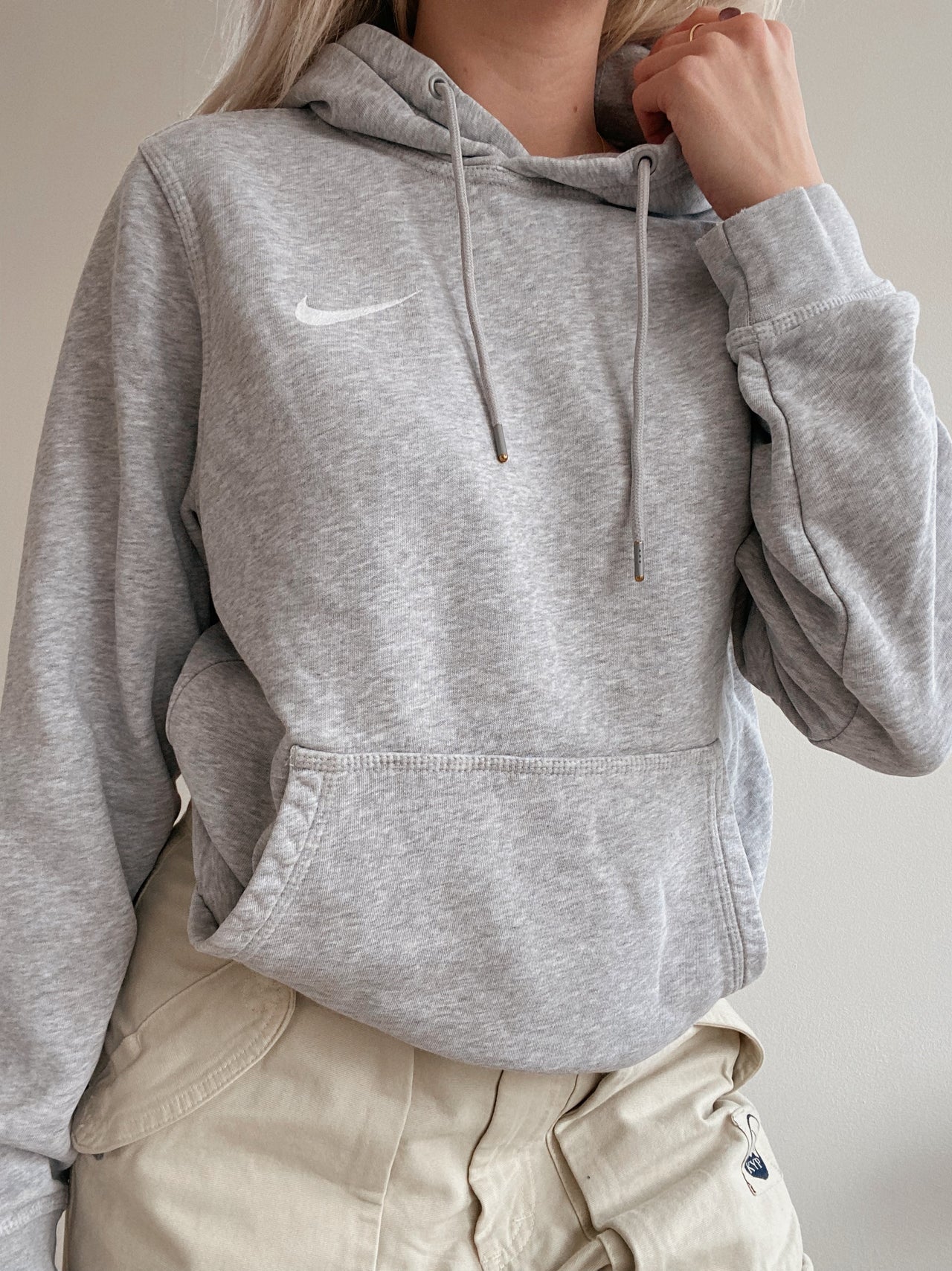 Pull gris à capuche Nike  S