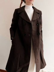 Trench coat vintage brun S