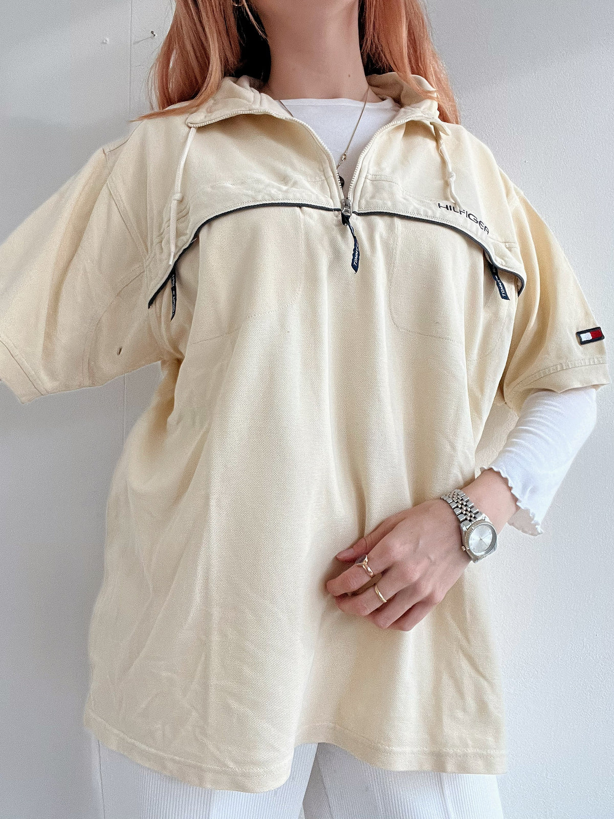 White"One two Nike"Nike L T-Shirt