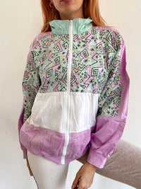 Veste de jogging vintage mauve XL
