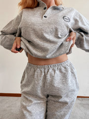 Ensemble pull & jogging gris clair S