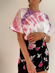 T-shirt tie and dye Rose L
