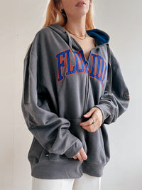 Pull vintage américain gris foncé XL