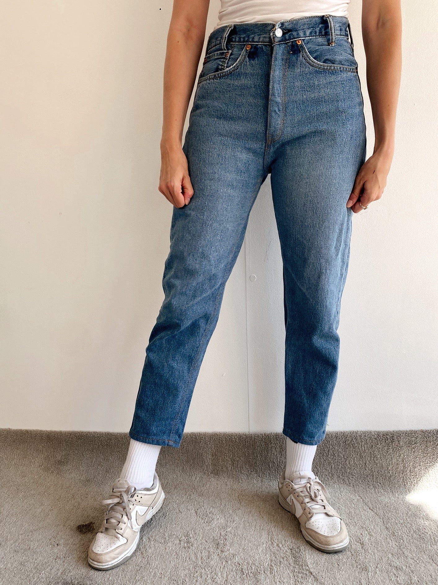 Levi's 505 Blue Jeans Hose W29