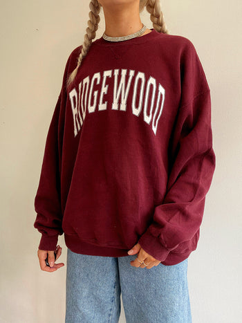 Pull vintage USA Bordeaux Ridgewood  XL