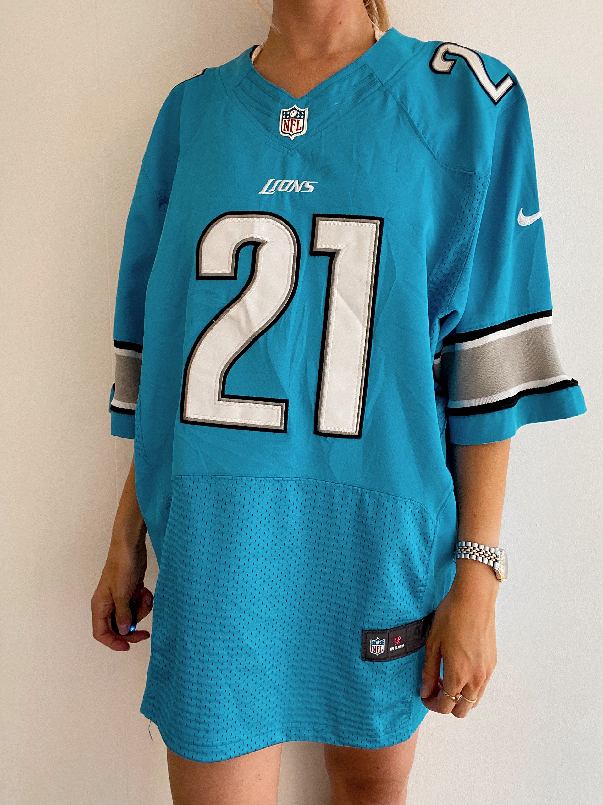 XL blaues NFL-Trikot