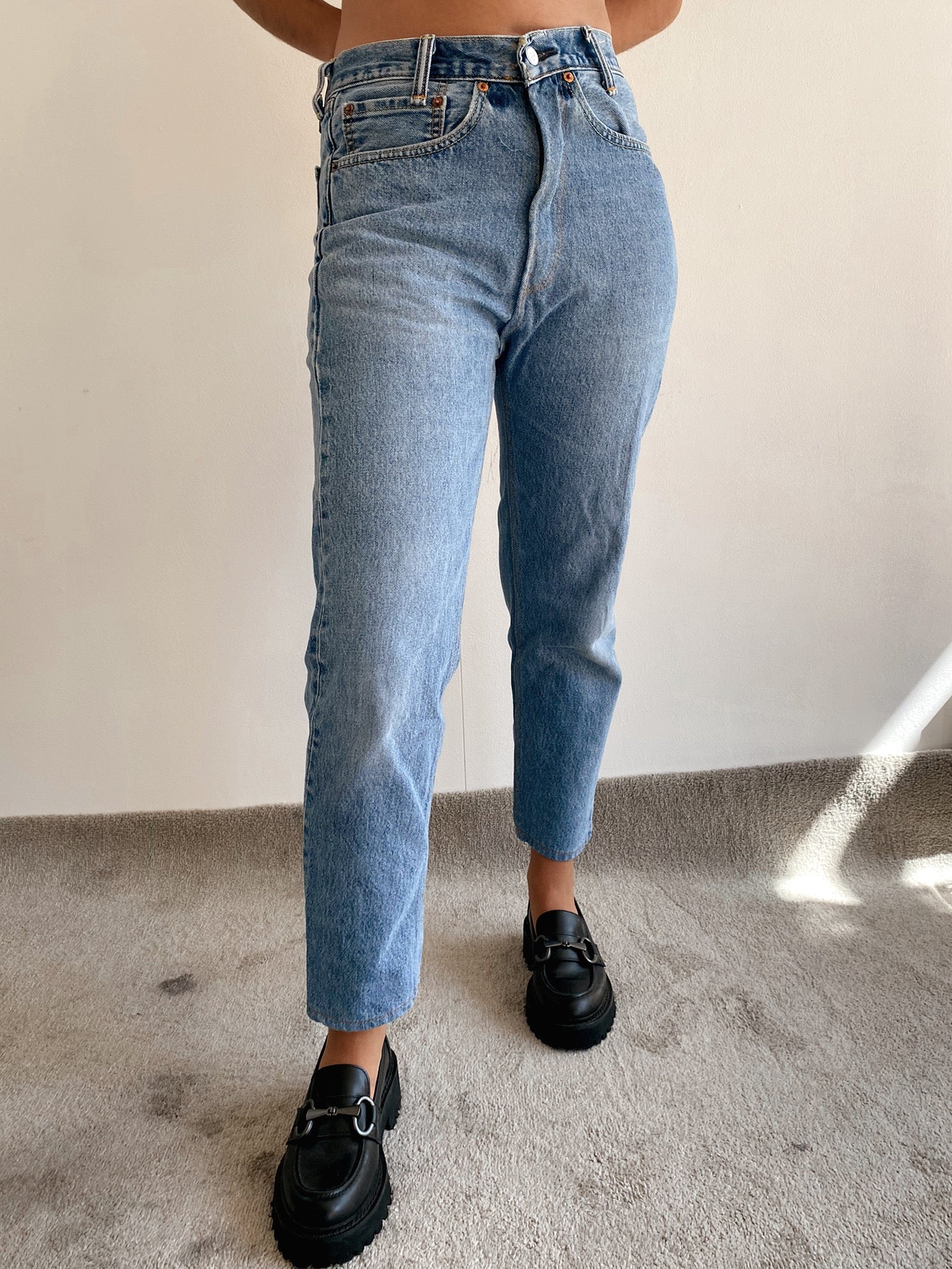 Levi's 505 Blue Jeans Hose W29