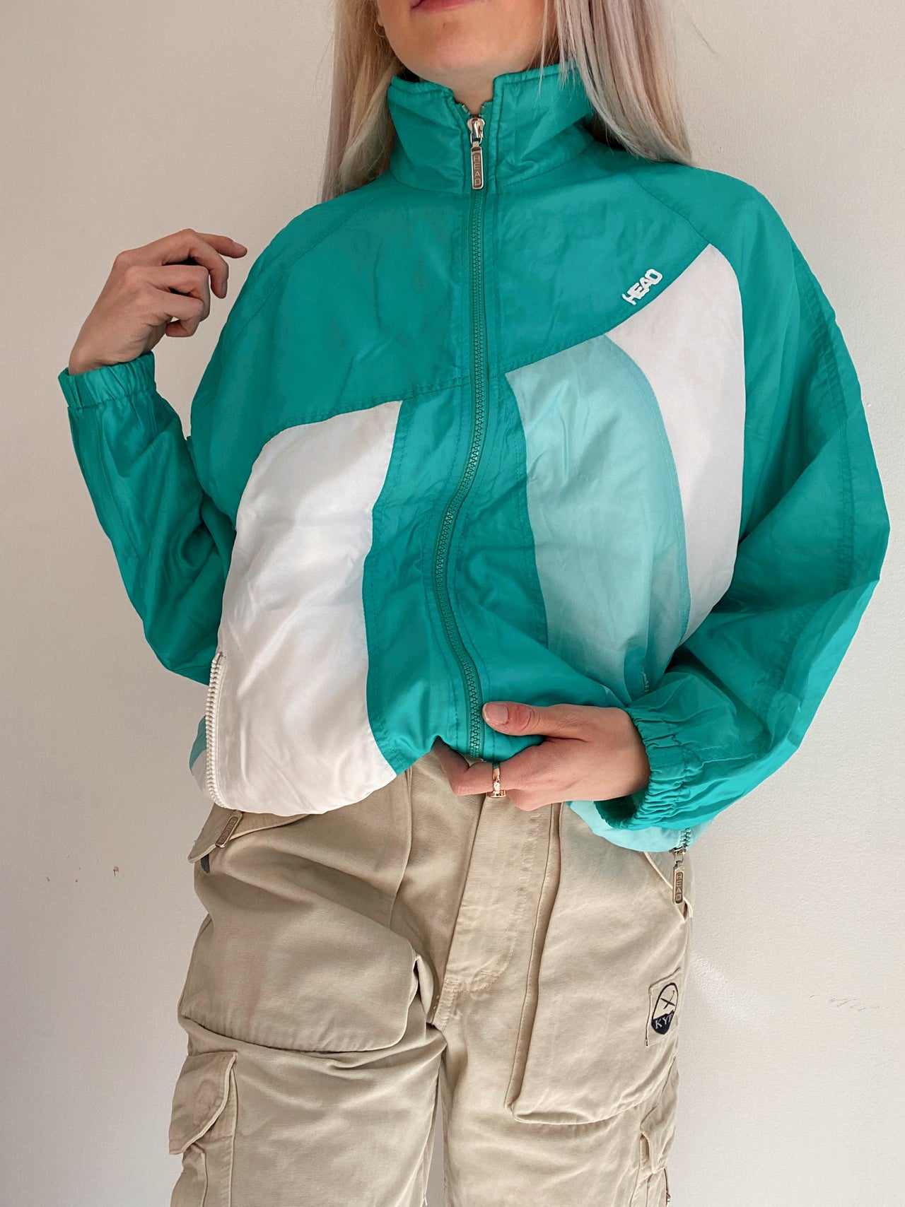 Veste de jogging verte pastel Head