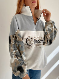 Gray fleece sweater Napapijri S