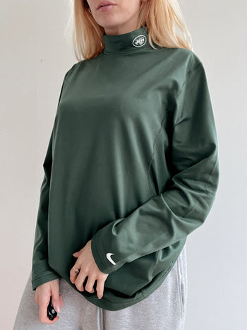 Pull vintage américain vert Jets Nike XL