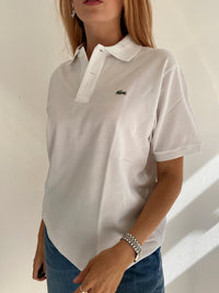 Polo à manches courtes blanc Lacoste M