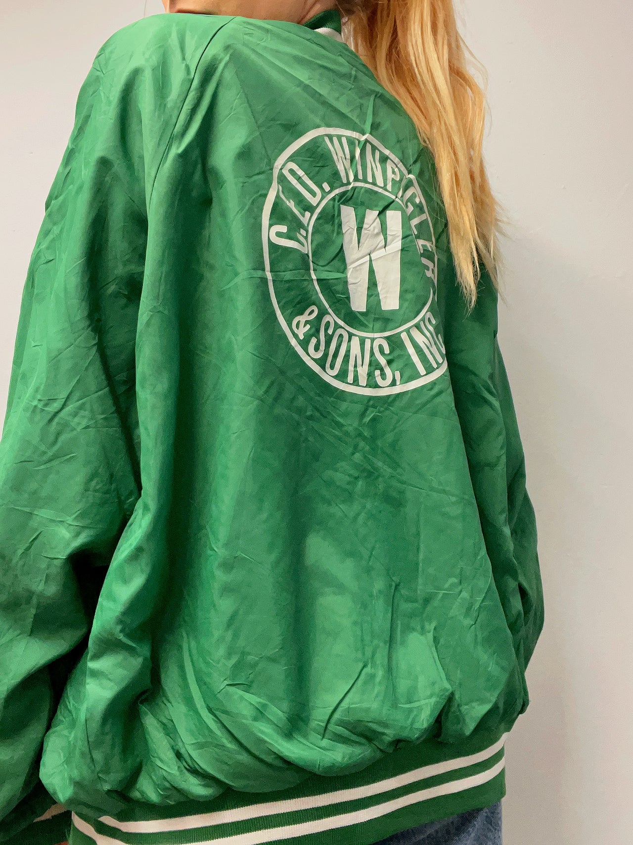 Veste bomber américaine verte L