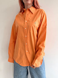 Chemise vintage Lacoste orange M/L