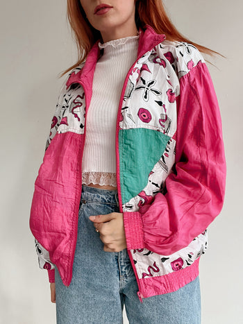 Veste de jogging vintage rose M/L