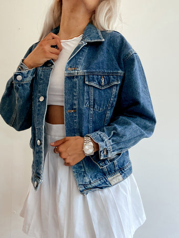 Veste en jeans vintage bleue Esprit