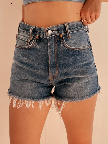 Short en jeans bleu foncé  Levi's 559 W30