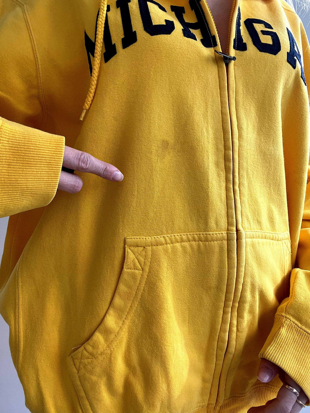 Jacket vintage américain Jaune Michigan XL