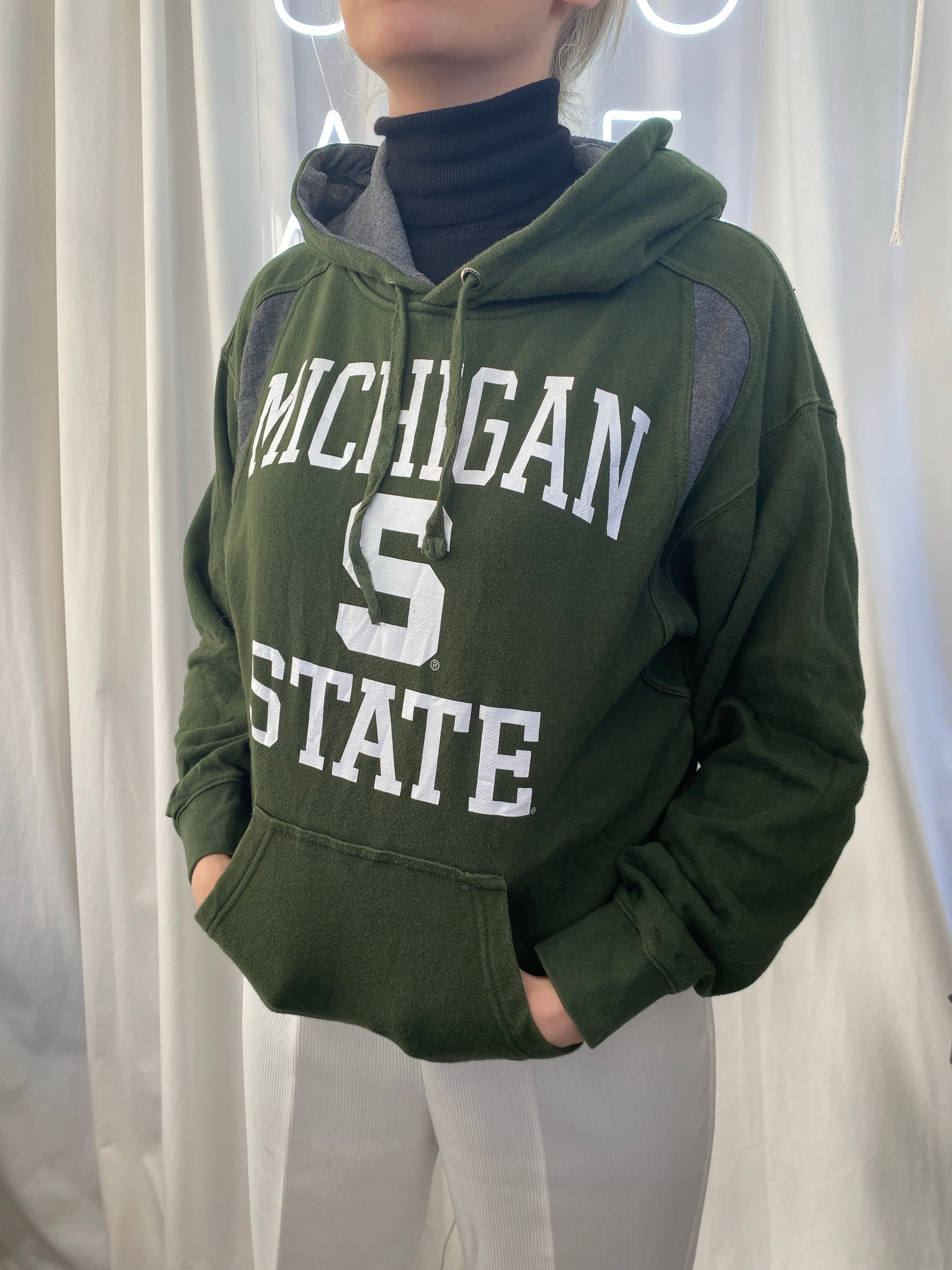 USA sweater with orange hood"Syracuse"XL