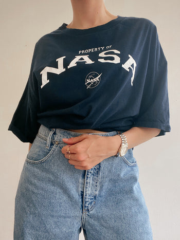 Vintage NASA T-Shirt blau X XL