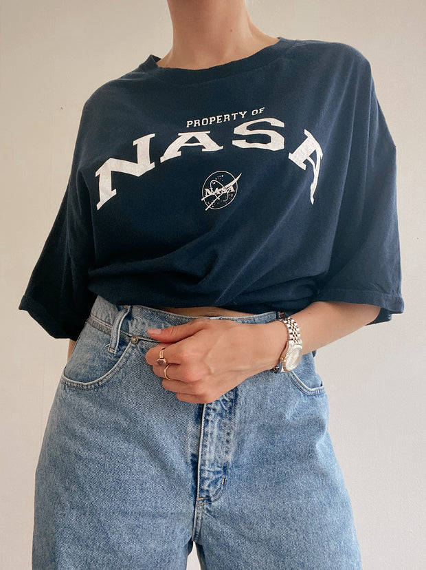 T-shirt vintage NASA bleu X XL