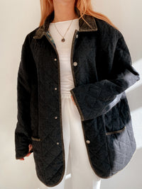 White and blue jacket with orange collar Adidas XL