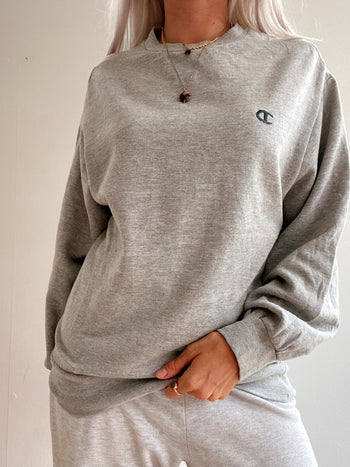 Pull vintage gris Champion M