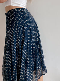 Vintage marineblauer Rock M/L